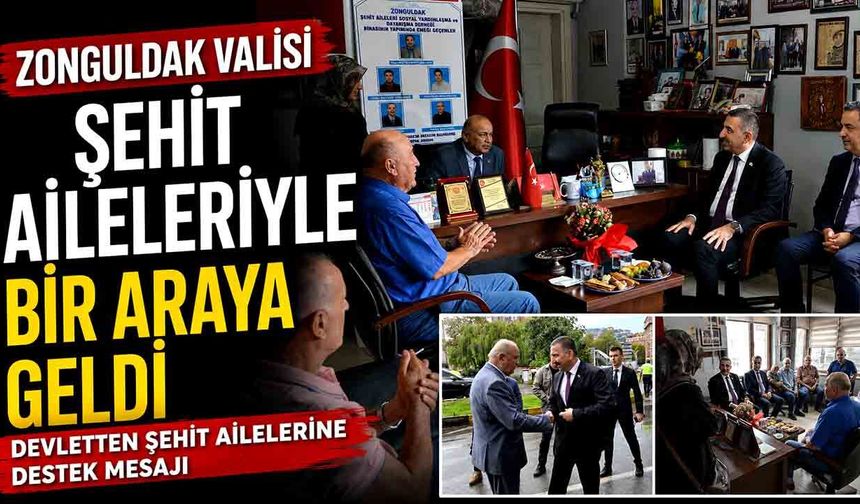 Vali Hacıbektaşoğlu’ndan şehit ailelerine anlamlı ziyaret