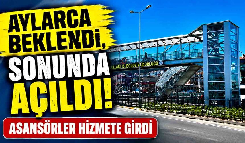 Zonguldak’ta Bekleyiş Sona Erdi! Asansörler Nihayet Açıldı