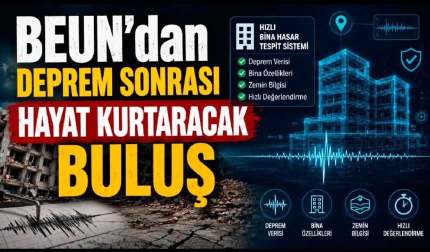 Zonguldak’tan Türkiye’ye örnek deprem teknolojisi