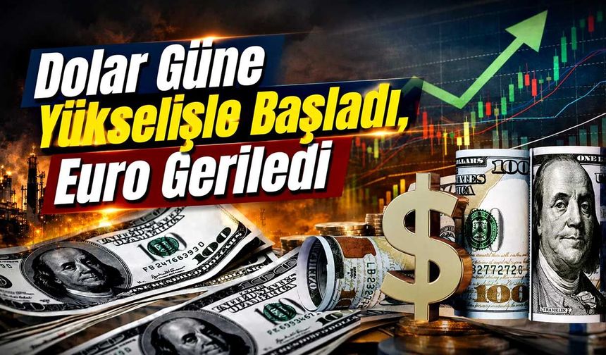 Dolar güne yükselişle başladı, euro geriledi