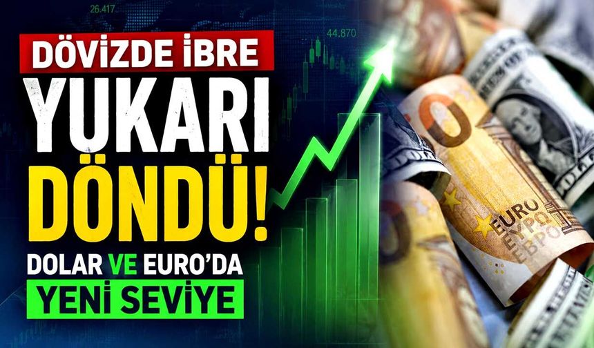 Dövizde ibre yukarı döndü: Dolar ve Euro'da yeni seviye