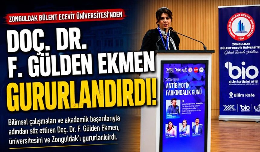Doçent Ekmen gururlandırdı