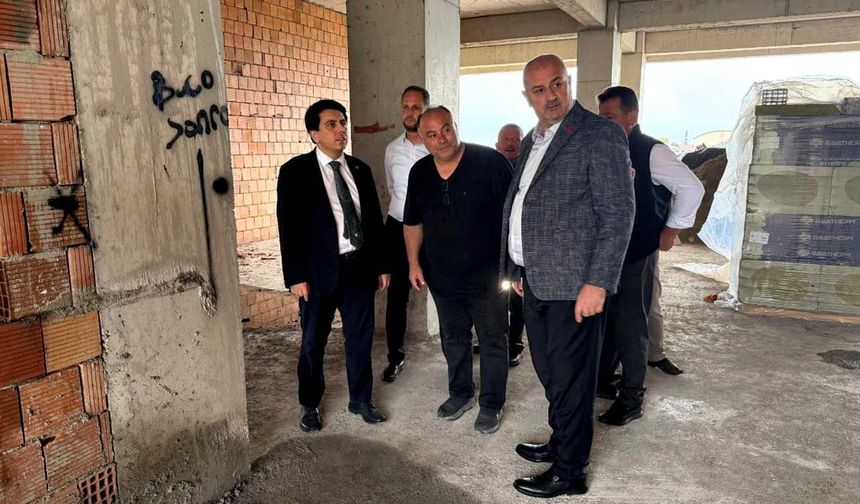 Kaymakam Altıntaş saha da inceleme yaptı