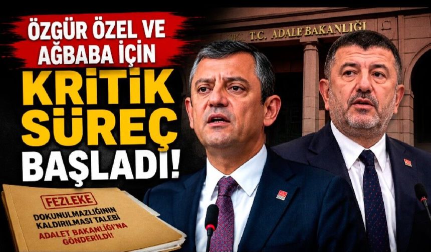Özgür Özel ve Veli Ağbaba Hakkında 'Rüşvet' İddiasıyla Fezleke Düzenlendi!