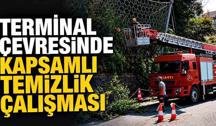Zonguldak Terminali ve Çevresinde Kapsamlı Temizlik Çalışması