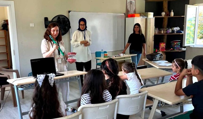 Tarım işçilerinin çocuklarına sağlık taraması