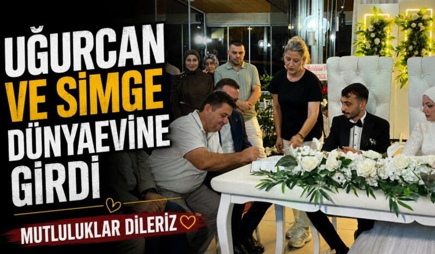 Uğurcan Kalaycık ve Simge Karakabak Dünyaevine Girdi