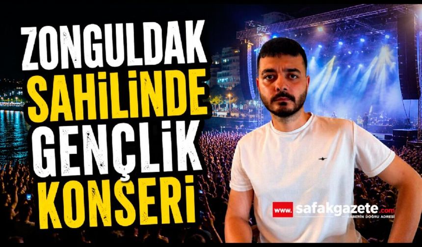 Zonguldak sahilinde gençlik konseri