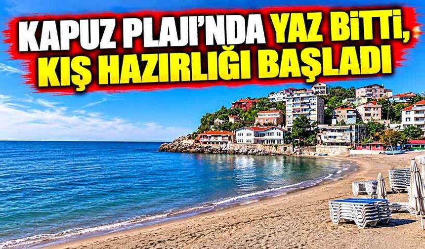 Kapuz Plajı’nda Yaz Sezonu Kapanıyor: Kış Hazırlıkları Başladı!