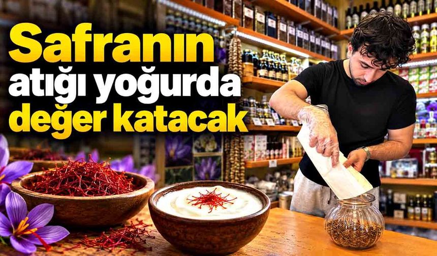 Safranın atığı yoğurda değer katacak: KBÜ’den dikkat çeken proje