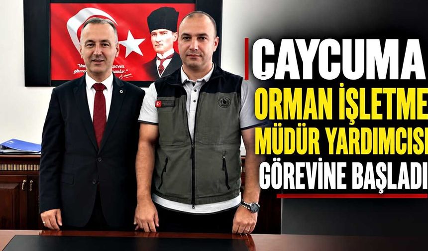 Selçuk Büyükyılmaz Çaycuma’da yeni görevine başladı