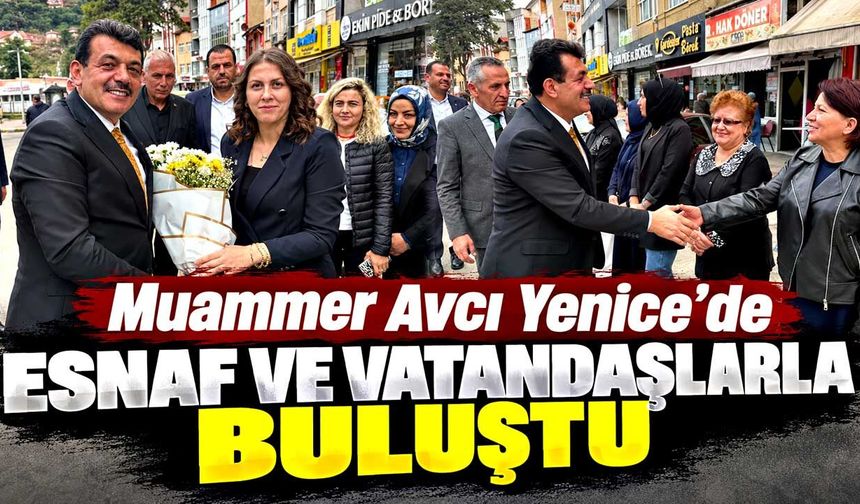 Muammer Avcı, Türkiye Yüzyılı Buluşmaları için Yenice’de