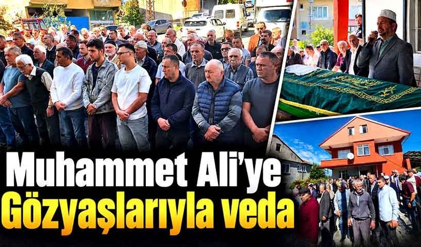Çaycuma’da yürek yakan veda: Muhammet Ali toprağa verildi
