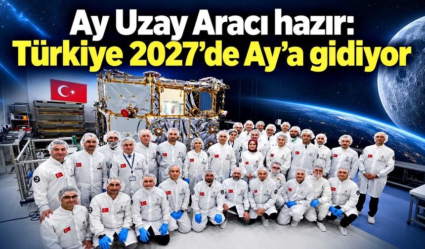 Ay Uzay Aracı hazır: Türkiye 2027’de Ay’a gidiyor