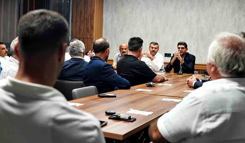 Başkan Çetinkaya, muhtarlarla bir araya geldi