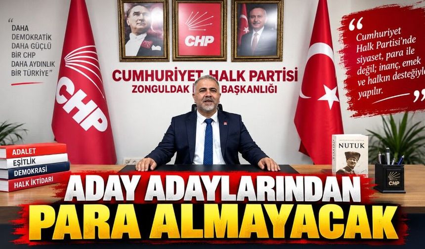 Olcay Can; Aday adaylarından para almayacak