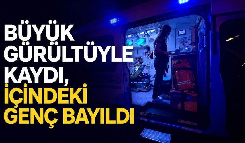 Asansör bir kat aşağı kaydı, korkudan bayıldı