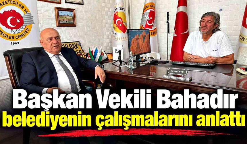 Zonguldak Belediyesi Başkan Vekili Adil Bahadır’dan ZGC’ye ziyaret