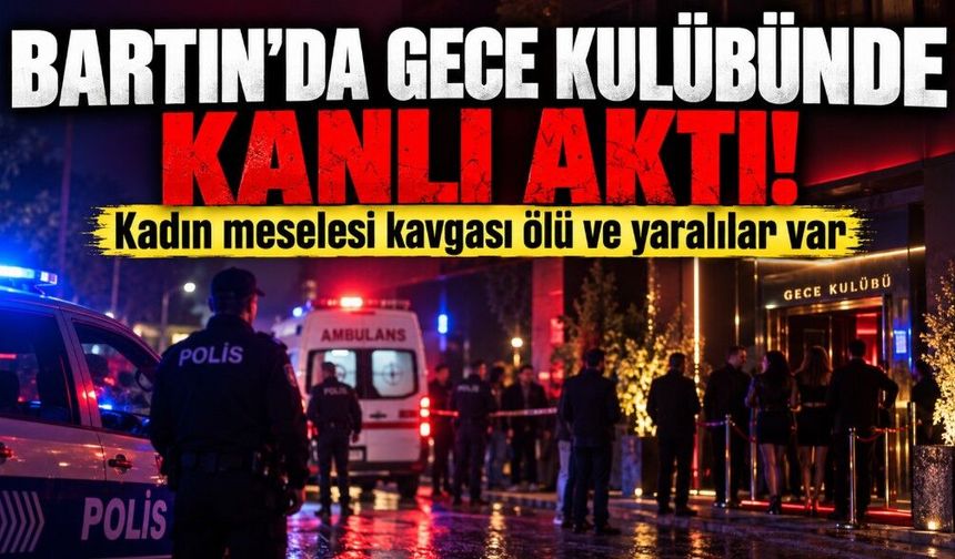 Bartın'da eğlence merkezinde bıçaklı kavga: 1 ölü, 3 yaralı