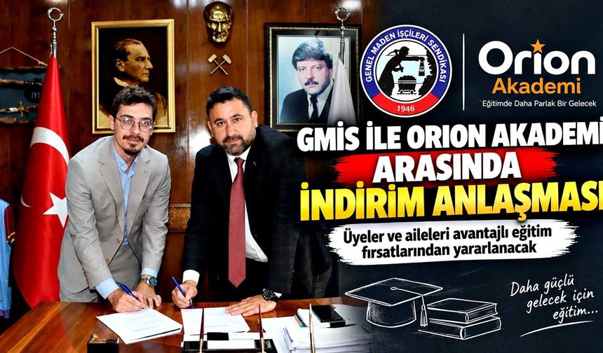GMİS İle Orıon Akademi Arasında İndirim Anlaşması