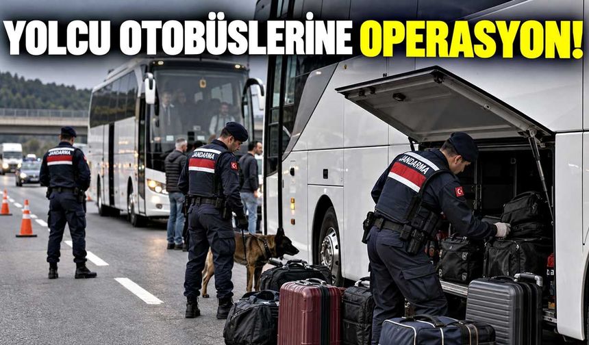 Yolcu otobüslerinde kaçak ürün operasyonu: 2 şüpheli