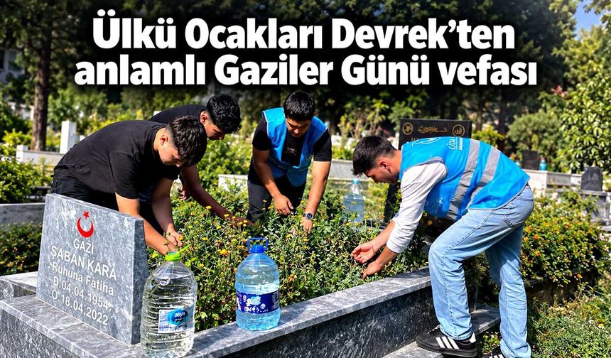 Ülkü Ocakları Devrek’ten Anlamlı Gaziler Günü Vefası