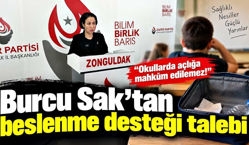 Sak’tan okul kantinleri ve ücretsiz öğün çağrısı
