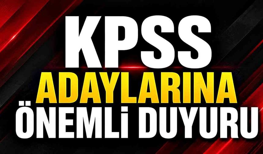 KPSS adayları dikkat: Nüfus müdürlükleri pazar günü açık