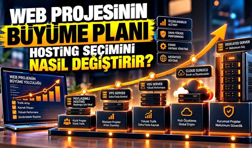 Web Projesinin Büyüme Planı Hosting Seçimini Nasıl Değiştirir?