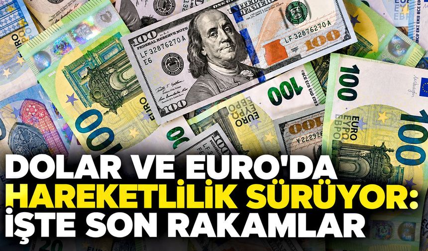Dolar ve Euro’da hareketlilik sürüyor: İşte son rakamlar