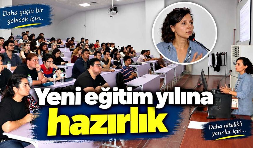 Yeni eğitim yılına hazırlık