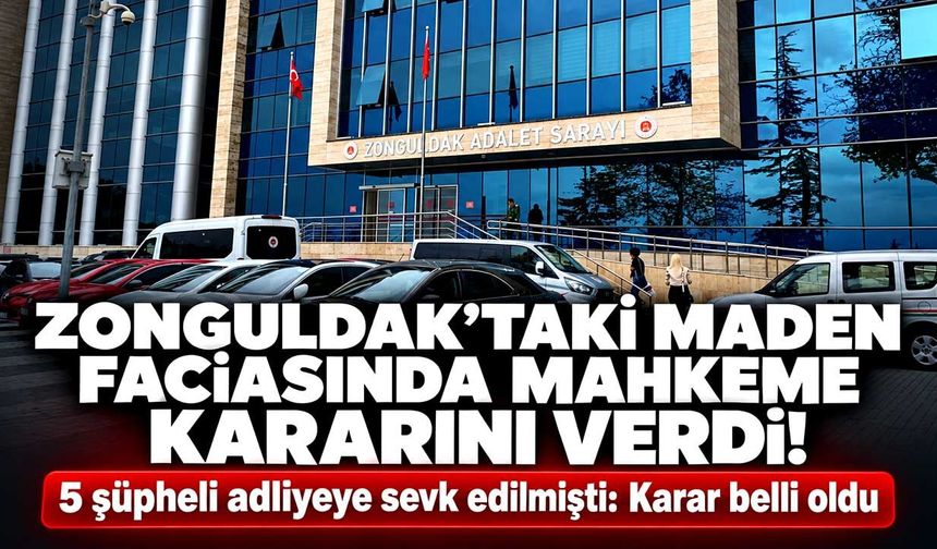 Zonguldak’taki maden ölümünde yeni gelişme