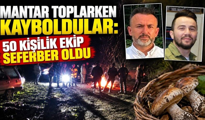 Mantara gittiler, ormanda kayboldular: 14 saat sonra bulundular