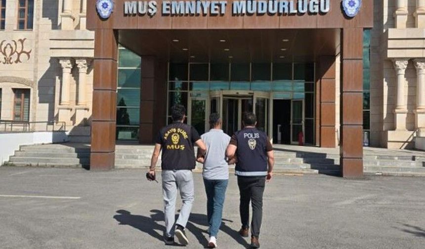 Muş’ta 5 yıl kesinleşmiş hapis cezası bulunan firari yakalandı