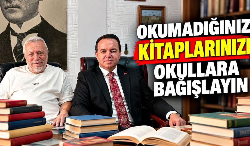 Okumadığınız kitaplarınızı okullara bağışlayın