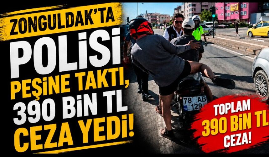 Zonguldak’ta 20 dakikalık kovalamacanın bedeli ağır oldu