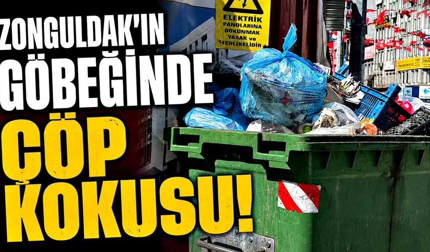 Zonguldak’ın göbeğinde çöp kokusu!