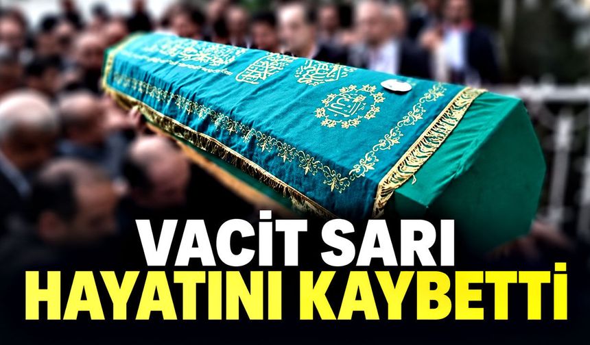 Vacit Sarı hayatını kaybetti