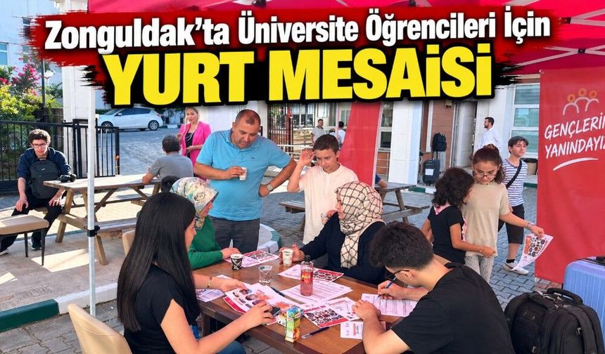 Zonguldak’ta Üniversite Öğrencileri İçin Yurt Mesaisi
