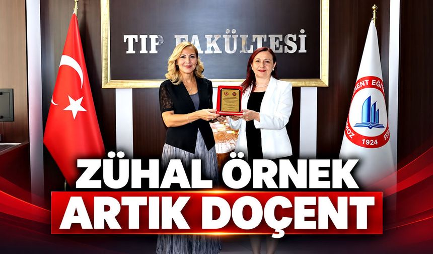 Zühal Örnek artık doçent