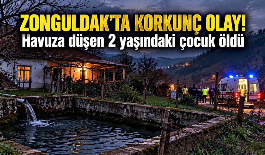 Zonguldak'ta acı olay: 2 yaşındaki Hasan İsmail havuzda boğuldu