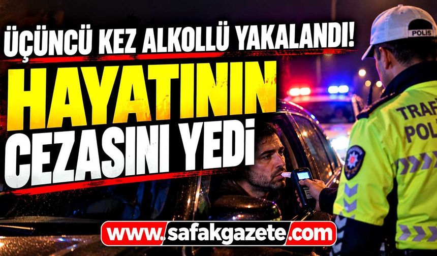 Alkollü sürücüye rekor ceza! 500 bin lira ödeyecek