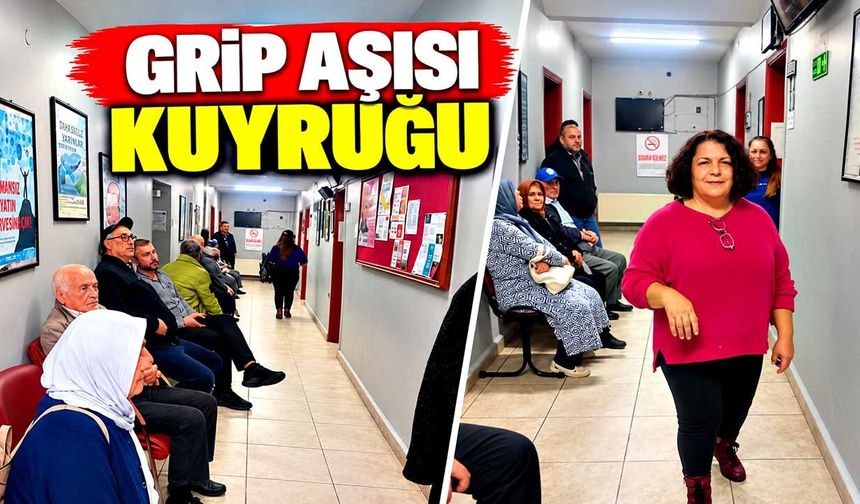 Grip aşısı kuyruğu