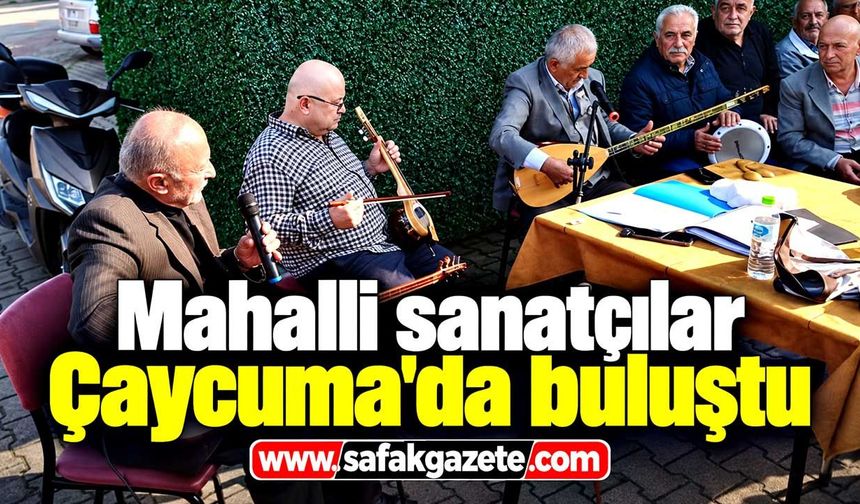 Çaycumalı sanatçılar halk konserinde buluştu