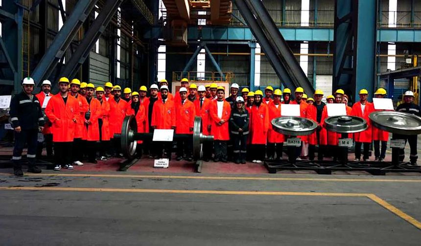 Geleceğin mühendisleri KARDEMİR’in üretim tesislerini gezdi