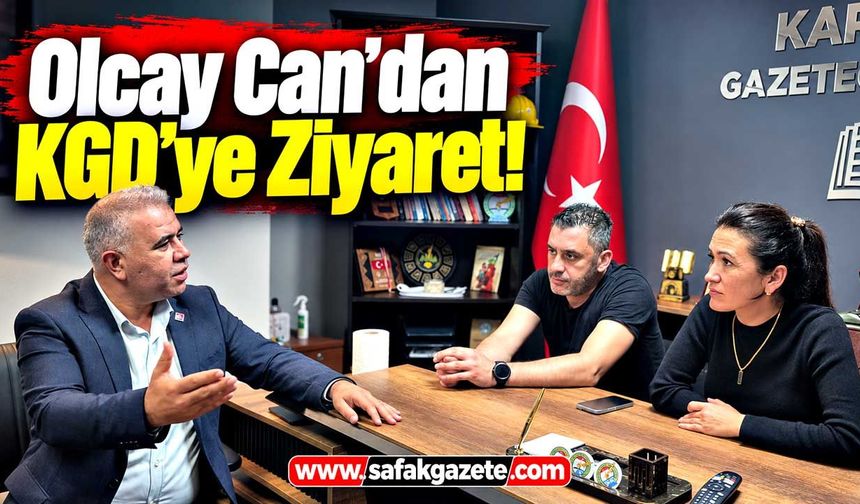 Olcay Can’dan KGD’ye Ziyaret! Gazetecileri Cumhuriyet Balosu’na Davet Etti