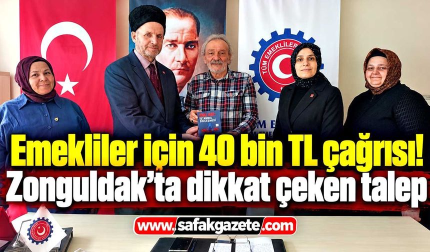 Zonguldak’ta Emekli Maaşı Tartışması! Saadet Partisi’nden 40 Bin TL Çağrısı