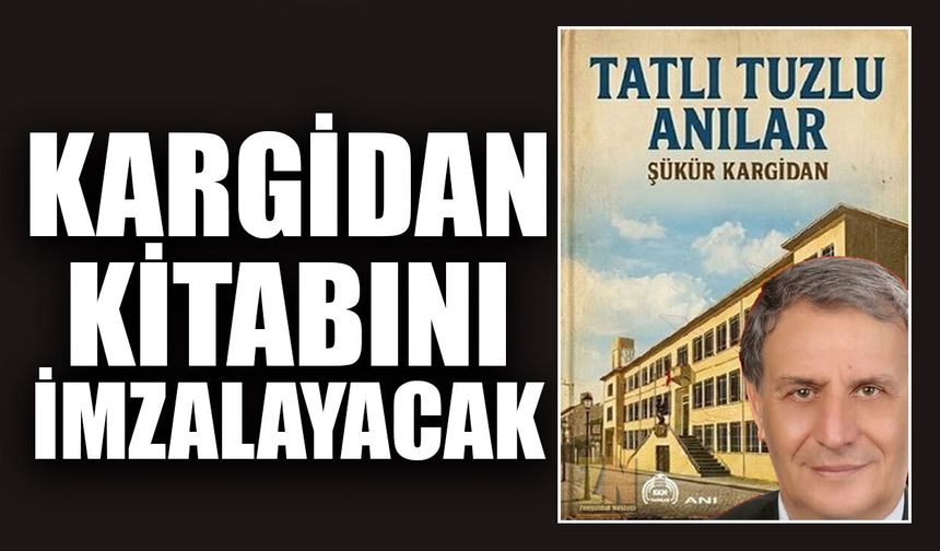 Kargidan kitabını imzalayacak
