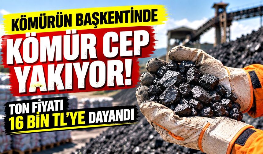 Kömürün başkentinde kömür cep yakıyor! Ton fiyatı 16 bin TL'ye dayandı