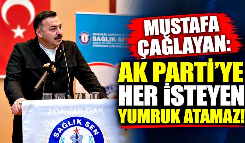 Mustafa Çağlayan: AK Parti'ye her isteyen yumruk atamaz!